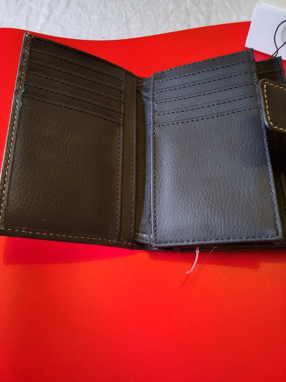 Charter Club Black Leather  Wallet New